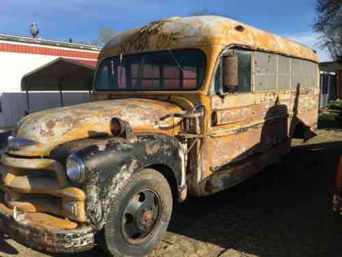 Chevrolet 4500 Bus 1954 | Chevy 4500 School Bus Was: One-Owner Cars For ...