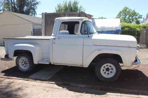 Ford F-100 Stepside 1960 | Ford F100 Stepside: One-Owner Cars For Sale