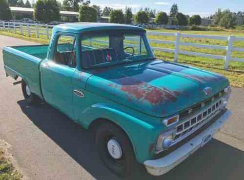 Ford F-100 1965 | Ford F100 Pickup Factory Short Bed 3: One-Owner Cars ...