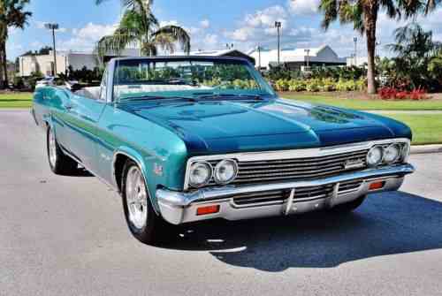 Chevrolet Impala Convertible Fully Restored 454/500hp: One-Owner Cars ...