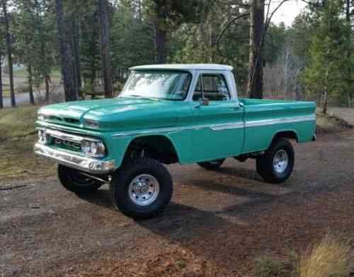 Gmc Other 1966 | Gmc K10 4x4 Fleet Side Short Bed Small: One-Owner Cars ...