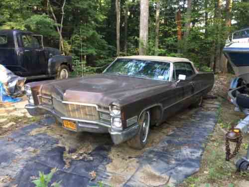 Cadillac Deville Base Convertible 2 Door 1968