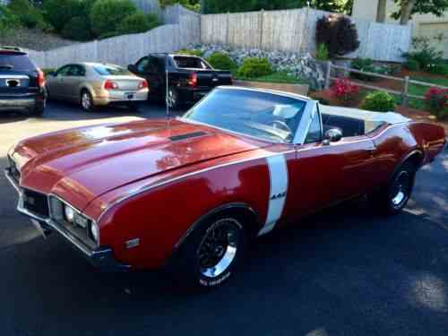 Oldsmobile 442 Cutlass 442 Tribute 1968 455 Engine 4 Speed One Owner Cars For Sale