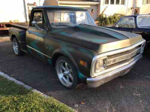 chevrolet c 10 1969 very cool chevy step side truck with one owner cars for sale