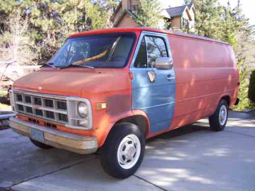 Gmc Vandura 1978 | Gmc G35 1 Ton Vandura Cargo Van 125: One-Owner Cars ...