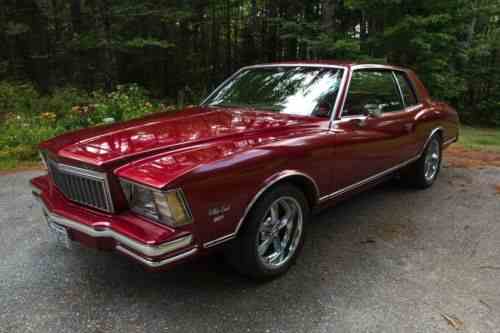 chevrolet monte carlo 1979 monte carlo custom car painted one owner cars for sale chevrolet monte carlo 1979