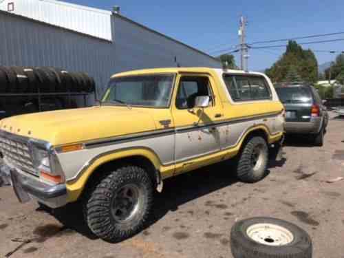 Ford Bronco Xlt 1979 | Hard To Find Ford Bronco Ranger: One-Owner Cars