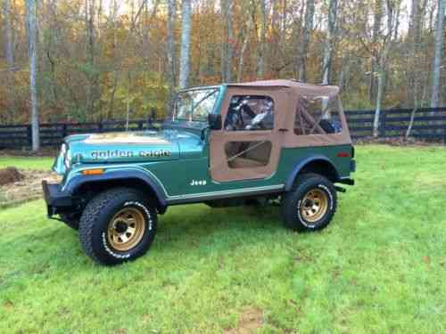 Jeep Cj Golden Eagle 1979 Jeep Cj7 Golden Eagle Rare One