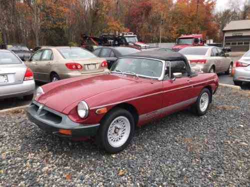 Mg Mgb -- 1979 | ﻿ Mg Mgb 79 996 Miles Maroon: One-Owner Cars For Sale