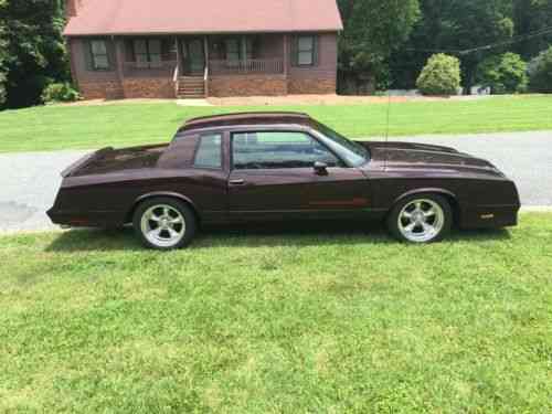 Chevrolet Monte Carlo Ss 1985 | The Car Has Been: One-Owner Cars For Sale