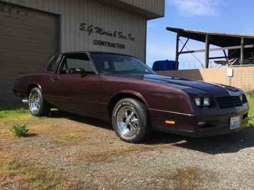 chevrolet monte carlo 1985 beautiful monte carlo ss with one owner cars for sale chevrolet monte carlo 1985