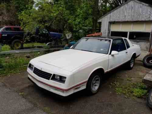 chevrolet monte carlo ss aerocoupe 1987 the car is all one owner cars for sale chevrolet monte carlo ss aerocoupe 1987