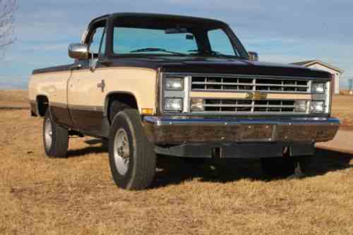chevrolet silverado 1500 k 10 4x4 1987 up for auction is one one owner cars for sale chevrolet silverado 1500 k 10 4x4 1987