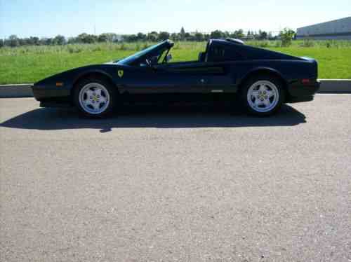 Ferrari 328 Black On Black Leather 1988 Here Is A Very Clean One Owner Cars For Sale