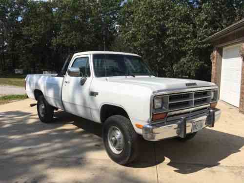 Dodge Ram 2500 1990 | Selling My Dodge Ram 250 4x4 5 9: One-Owner Cars ...