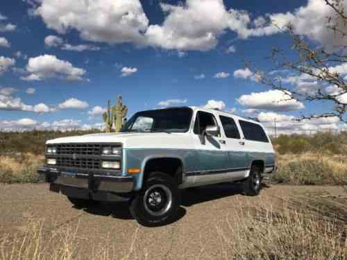 chevrolet suburban 1991 chevy suburban 1500 4x4 it s got a 5 one owner cars for sale chevrolet suburban 1991