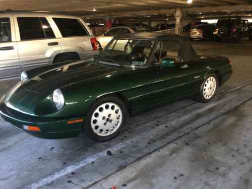 Alfa Romeo Spider Veloce Convertible 2 Door 1993 Im Selling One Owner Cars For Sale