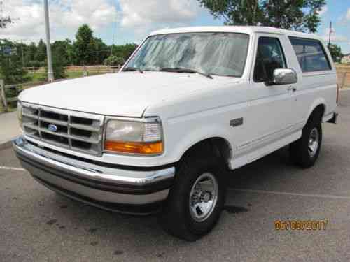 Ford Bronco Xlt 1993 | Ford Bronco Xlt 4 Wheel Drive: One-Owner Cars ...