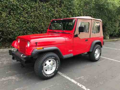 Jeep Wrangler 1993 | Jeep Wrangler Yj With 86 000 Miles: One-Owner Cars ...