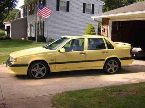 Volvo 850 T 5r Yellow Sedan 1995 Yellow Volvo 850 One Owner Cars For