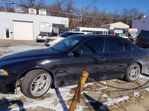 Bmw 5 Series 540i 2002 Bmw 540i Black With Black Interior