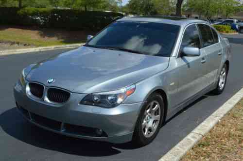 Bmw 5-series Premium Sedan 2004 | Bmw 525i Premium Pkg: One-Owner Cars ...