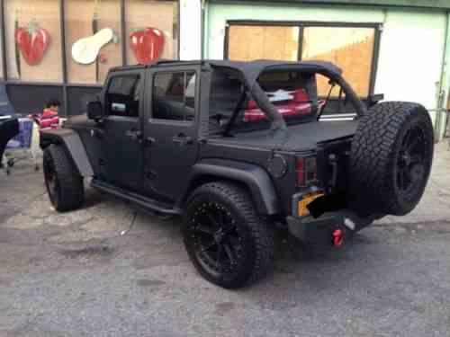 matt black jeep wrangler for sale