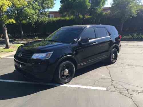 Ford Explorer Police Interceptor 16 Ford Explorer Police One Owner Cars For Sale