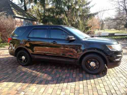 Ford Explorer Police Interceptor Utility 16 Ford Explorer One Owner Cars For Sale