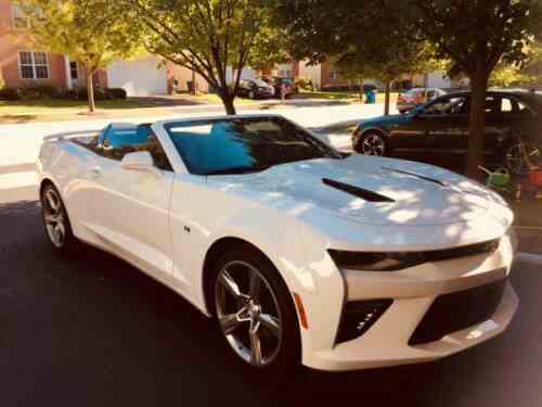 Chevrolet Camaro 1ss 2017 Camaro Ss Convertible With 2580 One