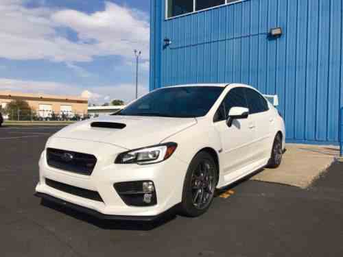 Subaru Wrx Sti Limited 17 Amazing Crystal White Pearl 16 One Owner Cars For Sale