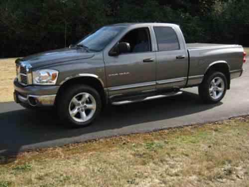 Dodge Ram 1500 Slt 2007 Dodge Ram 1500 Quad Cab Slt 4x4 5 7 One Owner Cars For Sale